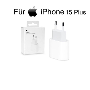 Apple iPhone 15 Plus MHJE3ZM/A Ladegerät 20W USB‑C Power Adapter